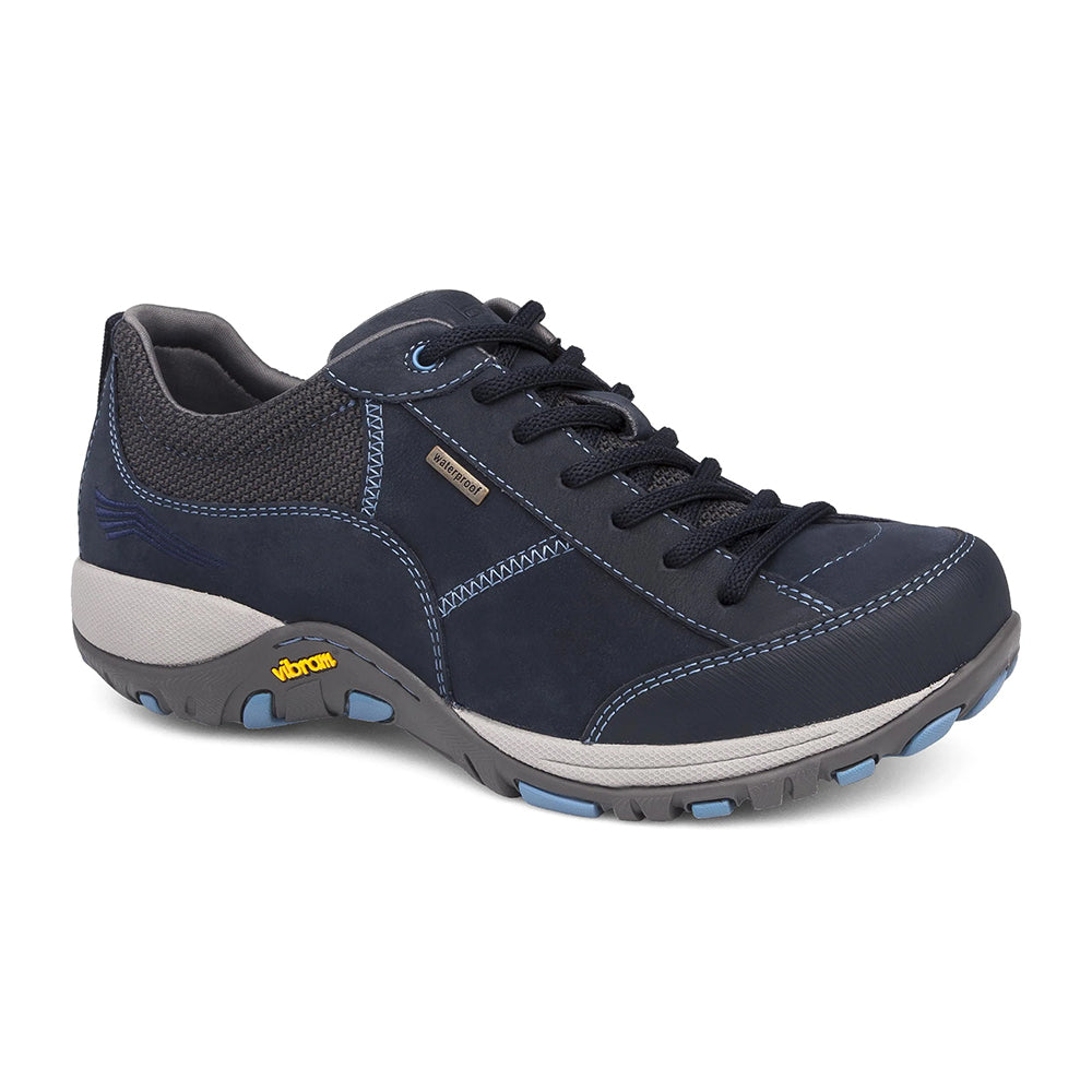 Dansko Paisley Waterproof Womens Shoes Navy Waterproof