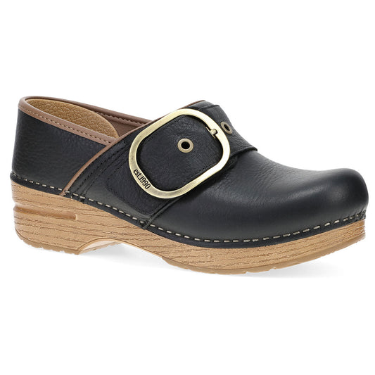 Dansko Pearson Womens Shoes BlackTumbled
