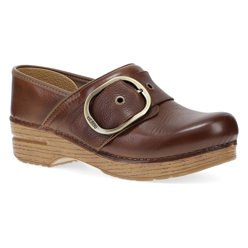 Dansko Pearson Womens Shoes Brown Waxy Milled