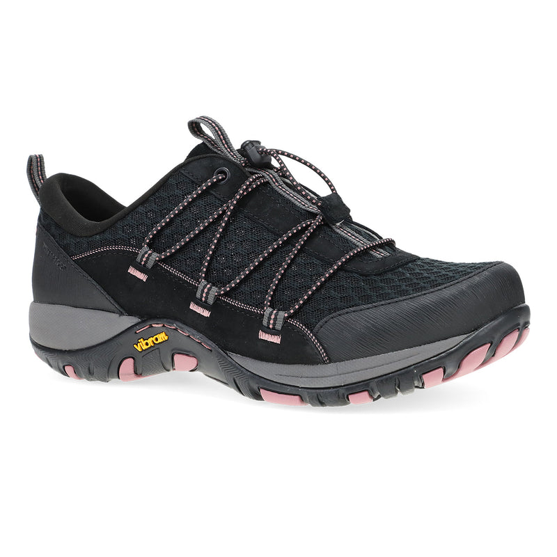 Dansko Petunia Womens Shoes Black Suede