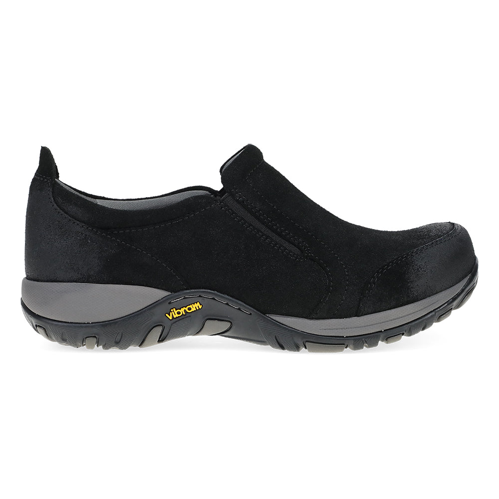 Dansko Pippy Black Waterproof Burnished Suede