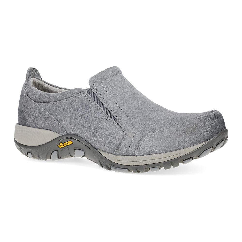 Dansko Pippy Womens Shoes Grey Waterproof Burnished Suede