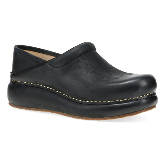 Dansko Pro Cloud Womens Shoes Pro Black Burnished Nubuck