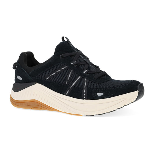 Dansko Poppy Womens Shoes Black Suede