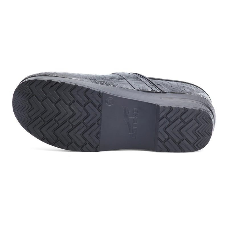 Dansko Professional Black Tooled Women's Womens Shoes