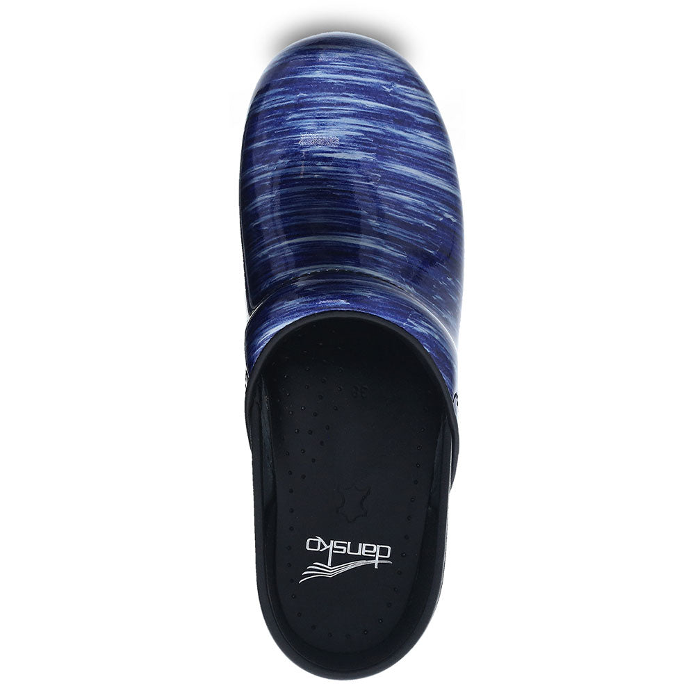 Dansko Professional Blue Water Patent Womens Shoes 