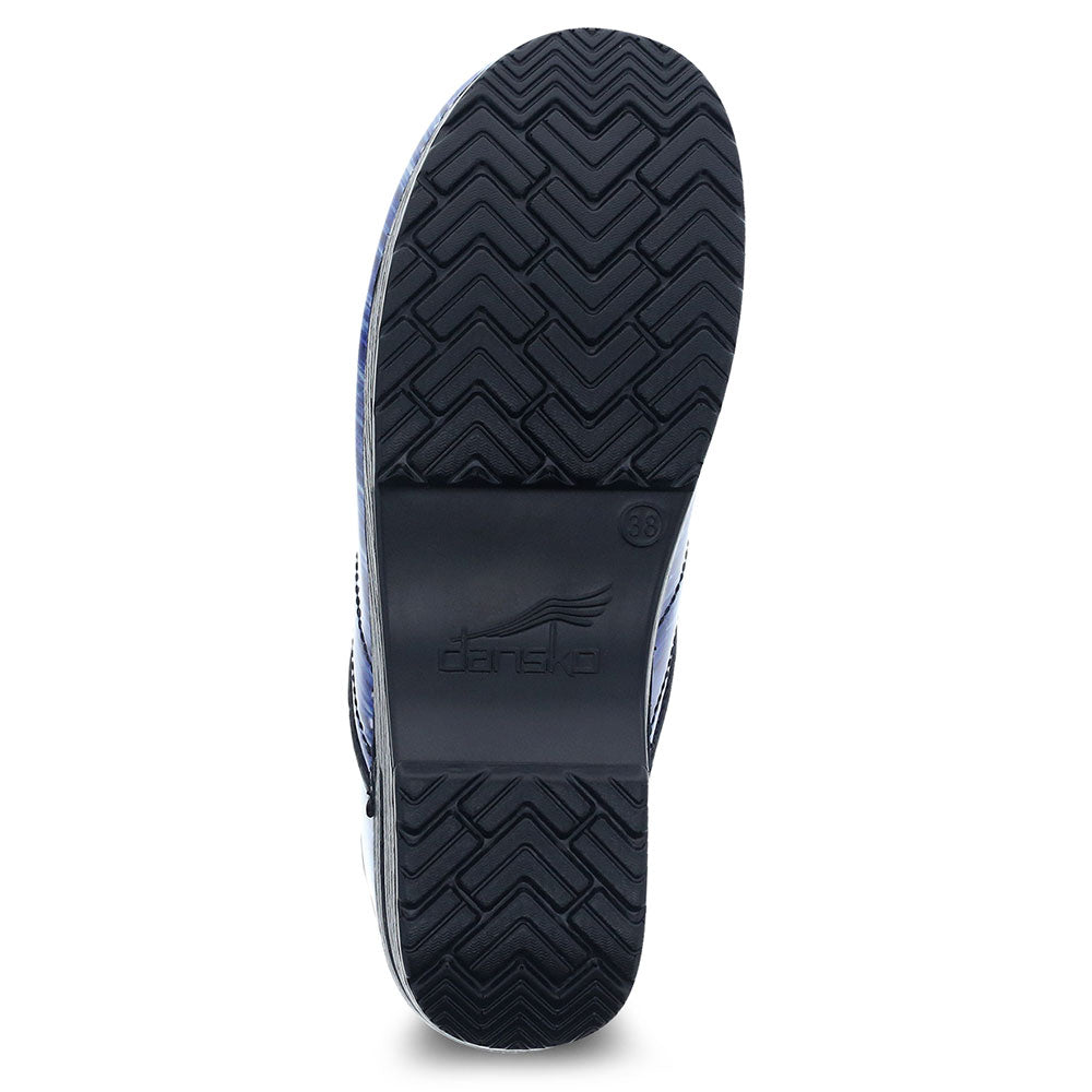 Dansko Professional Blue Water Patent Womens Shoes 