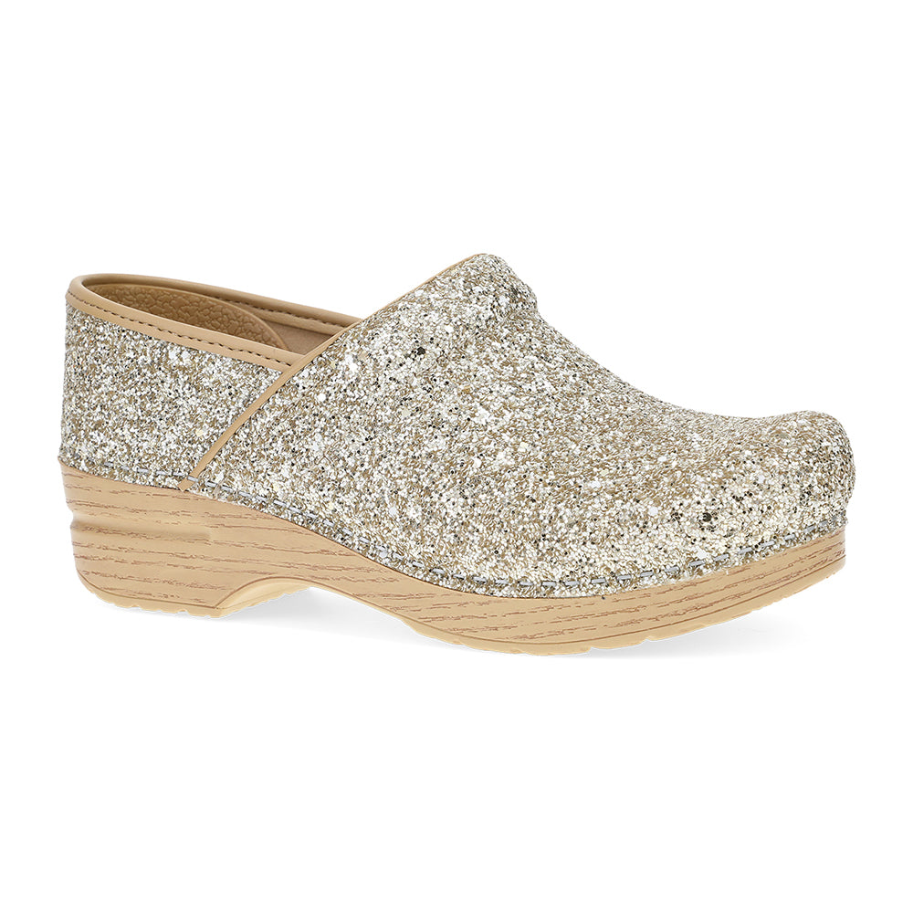 Dansko Professional Champagne Glitter Womens Womens Shoes Champagne Glitter