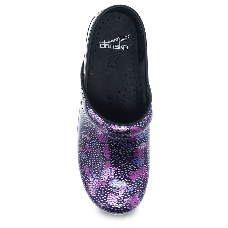 Dansko Professional Dotty Abstract Patent Womens Shoes 