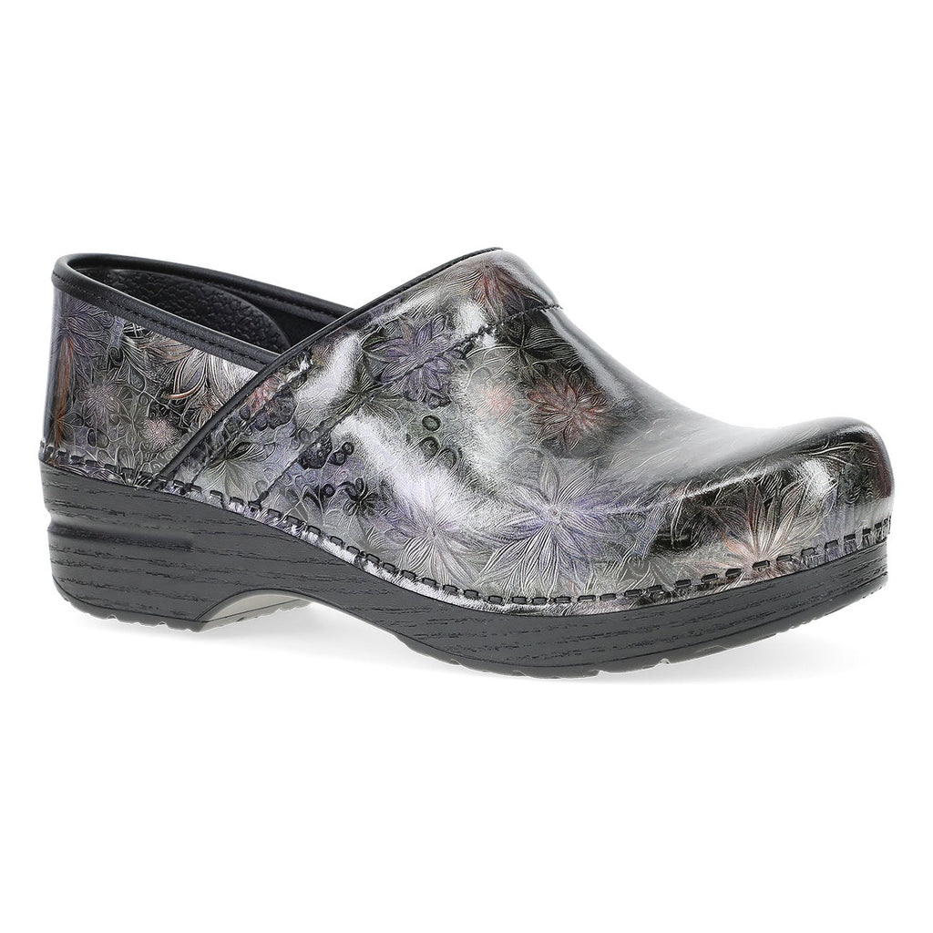 Dansko Professional Etched Floral Patent Womens Shoes EtchedFloralPatent