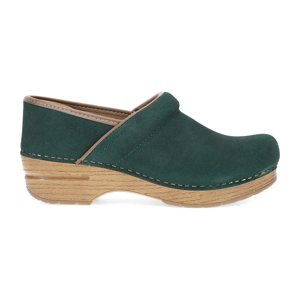Dansko Professional Clog Evergreen Suede Womens Shoes