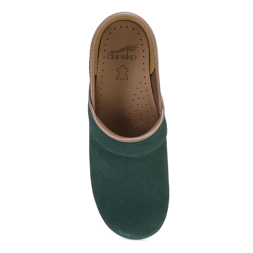 Dansko Professional Clog Evergreen Suede Womens Shoes