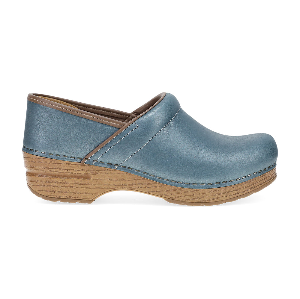 Dansko Professional Clog Blue Metallic Womens Shoes