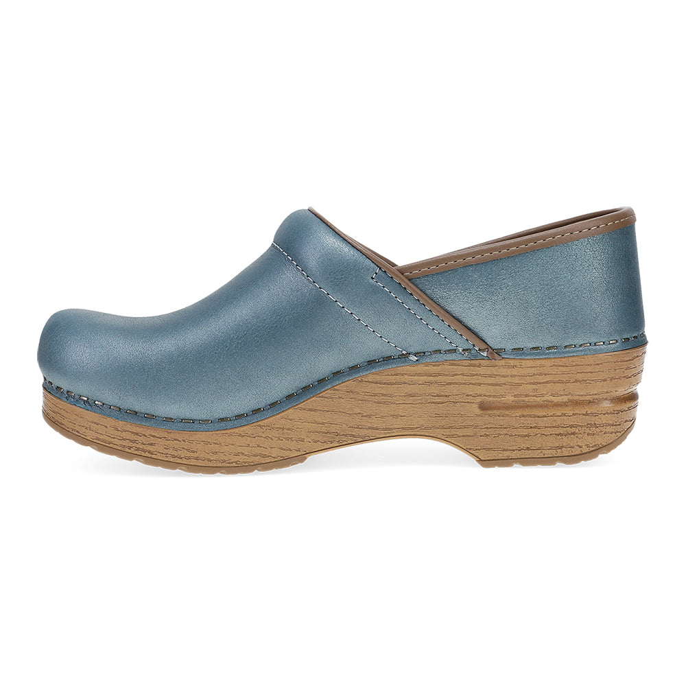 Dansko Professional Clog Blue Metallic Womens Shoes