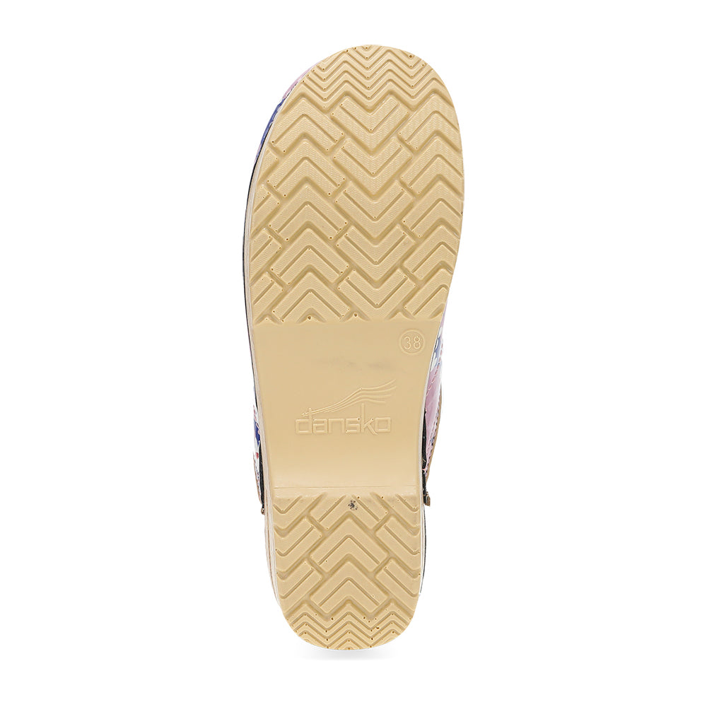 Dansko Professional Clog Pink Bloom Patent