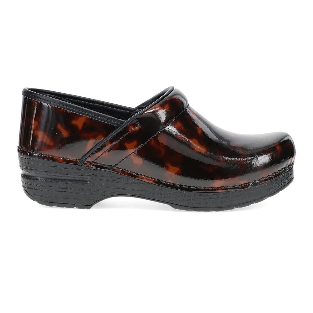 Dansko Professional Clog Tortoise Patent Womens Shoes