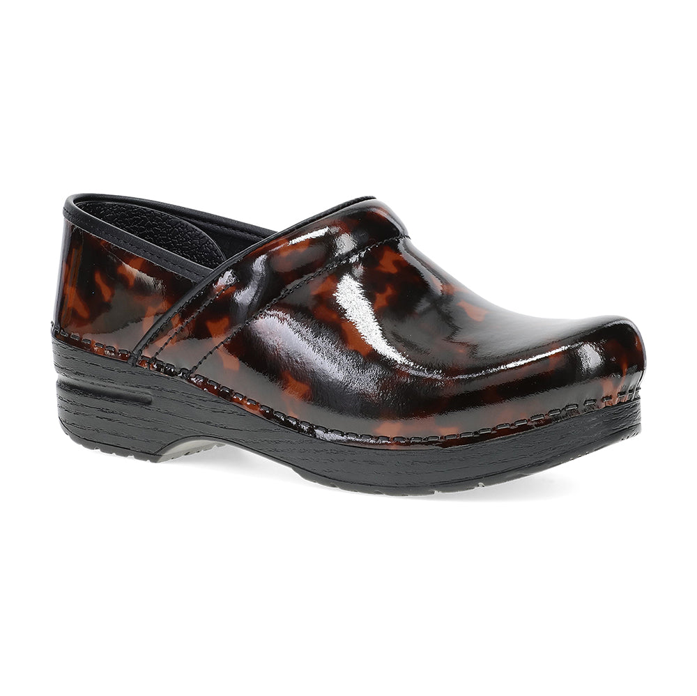Dansko Professional Clog Tortoise Patent Womens Shoes Tortoise Patent
