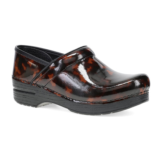 Dansko Professional Clog Tortoise Patent Womens Shoes Tortoise Patent