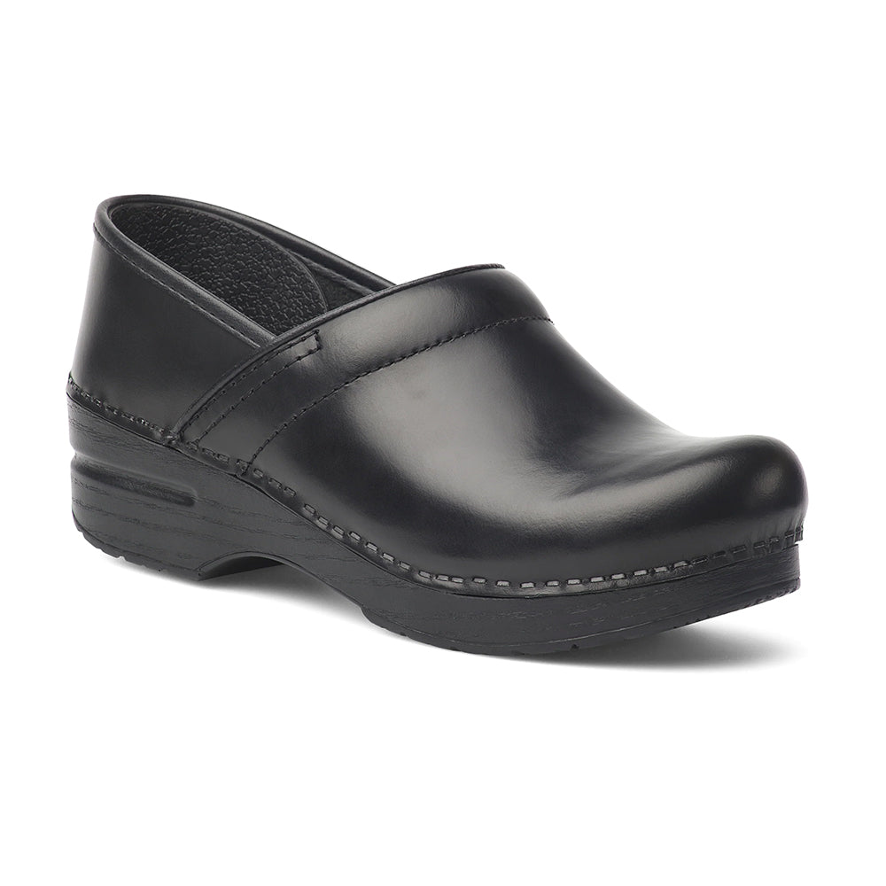 Dansko Professional Black Cabrio Wide Womens Shoes Black Cabrio