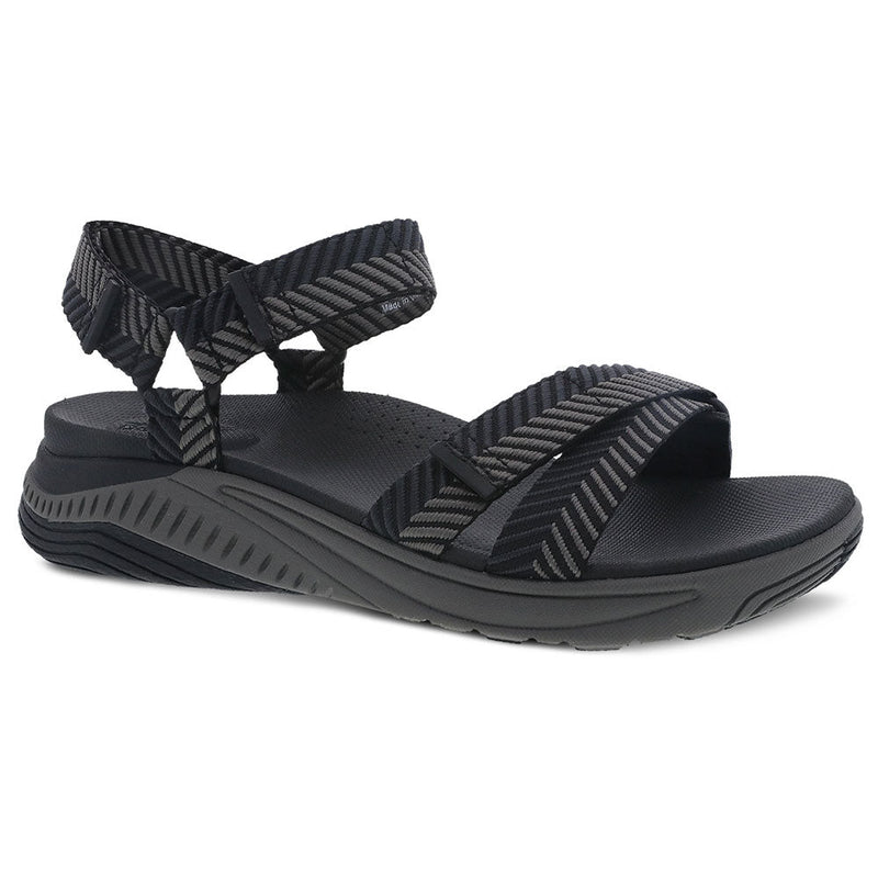 Dansko Racquel Recycled Sandal Womens Shoes Black
