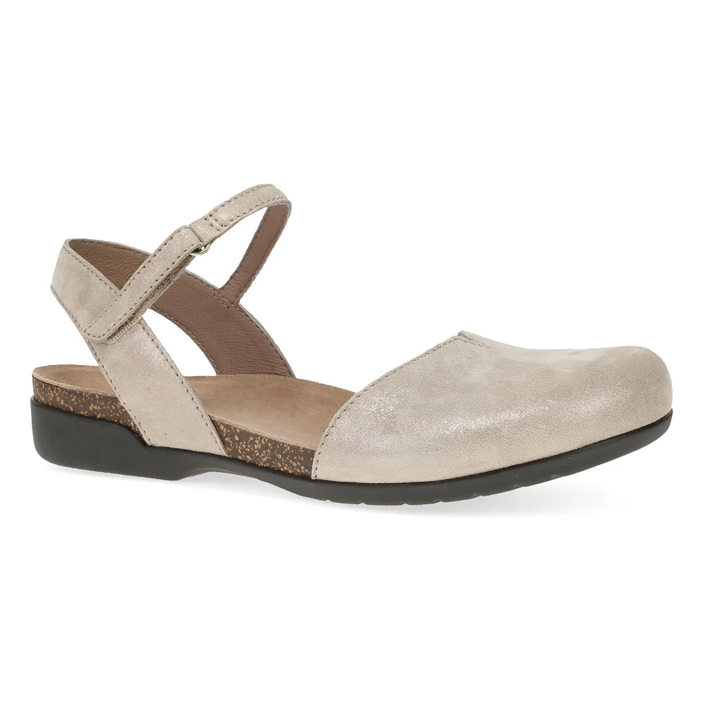 Beige Sparkle Suede