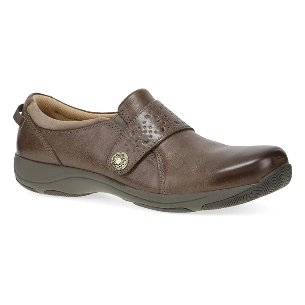 Dansko Sallie Womens Shoes Stone Waxy Burnished
