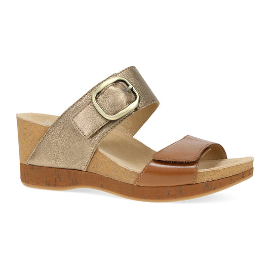 Dansko Shannon Womens Shoes Gold/TanLeather