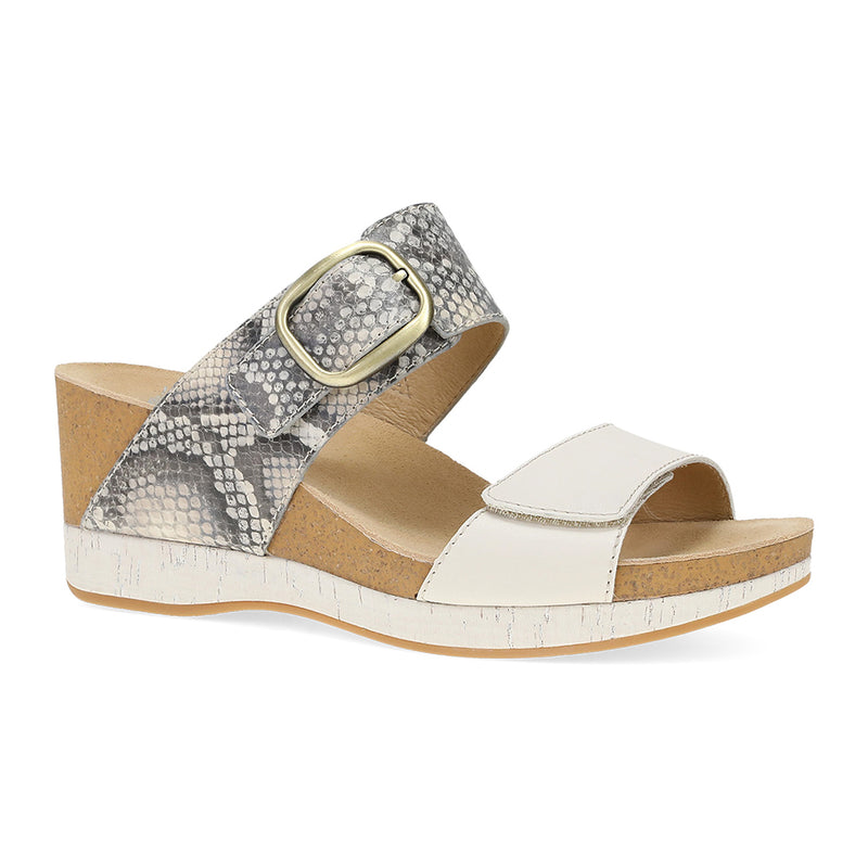 Dansko Shannon Womens Shoes Snake/IvoryLeather