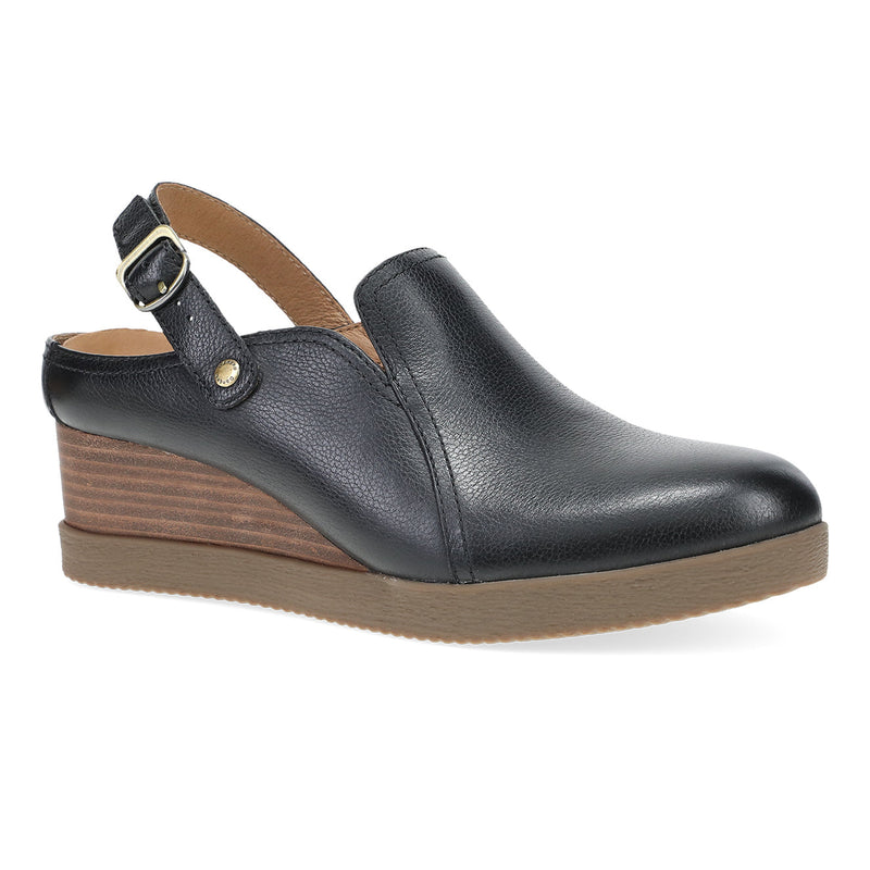 Dansko Sheridan Womens Shoes BlackWaterproofMilled