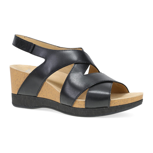 Dansko Shyla Womens Shoes BlackBurnishedNappa