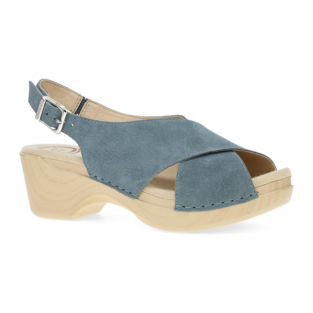 Dansko Sloane Womens Shoes DenimSuede