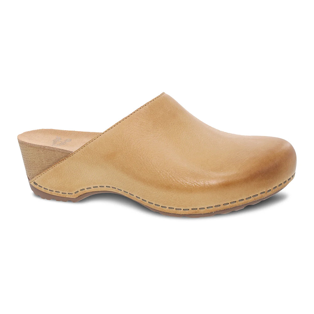 Dansko Talulah Womens Shoes Tan Milled Burnished