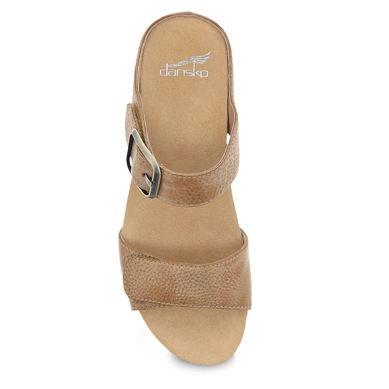 Dansko Tanya Women s Double Strap Leather Slide Sandal Simons Shoes