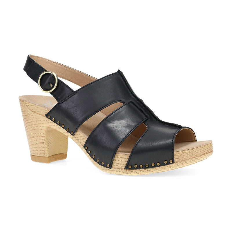 Dansko Tatiana Womens Shoes Black Pull Up