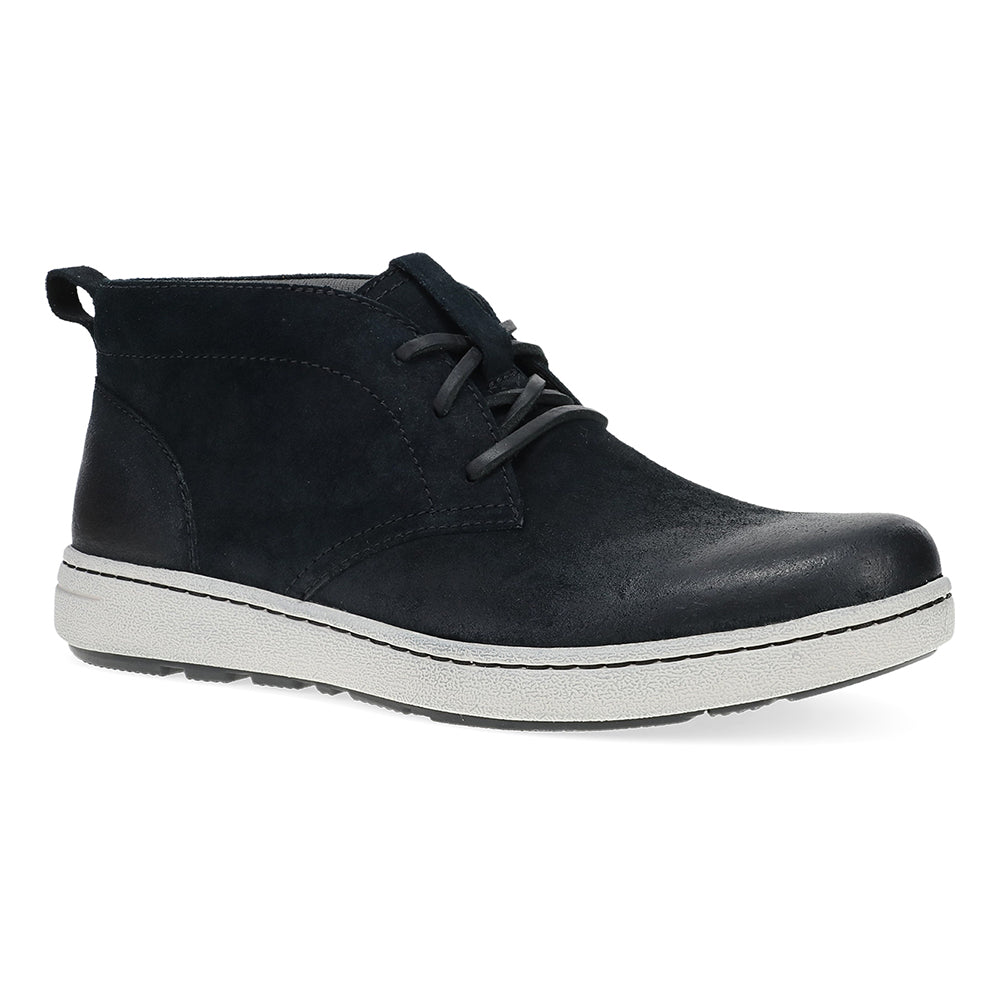 Black Burnished Suede