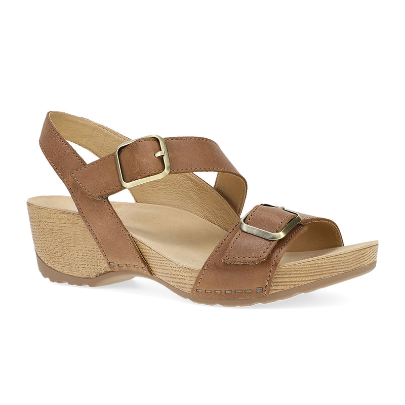 Dansko Trinity Womens Shoes TanBurnishedNubuck
