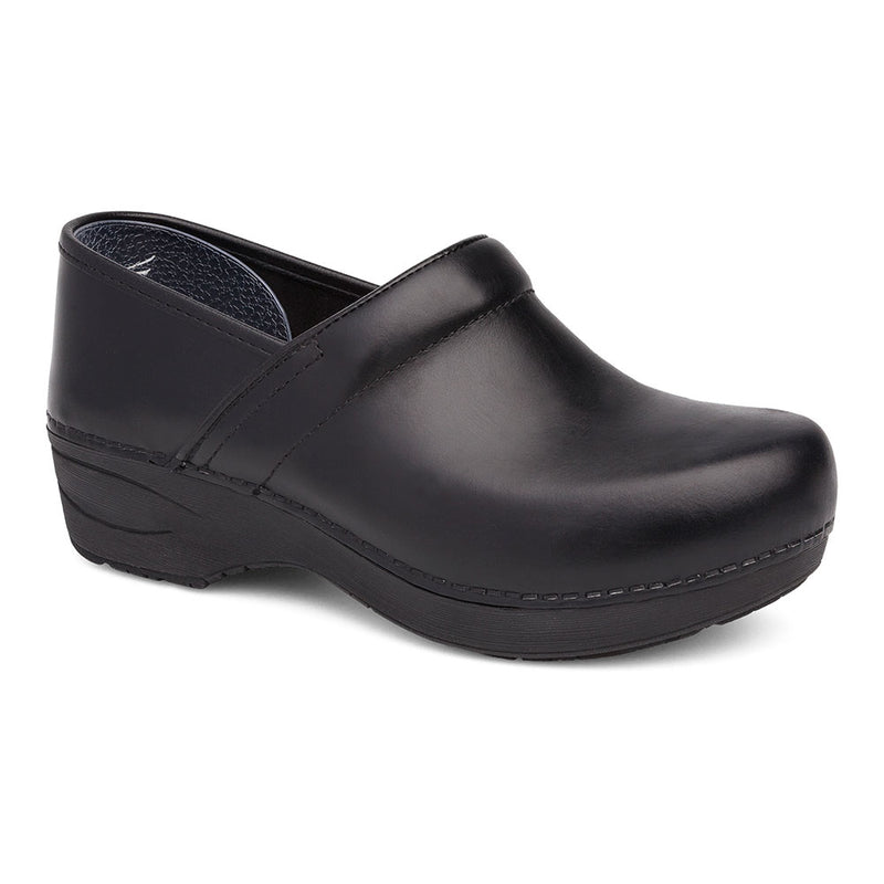 Dansko XP 2.0 Glitter Waves Patent Womens Shoes Black Pull Up
