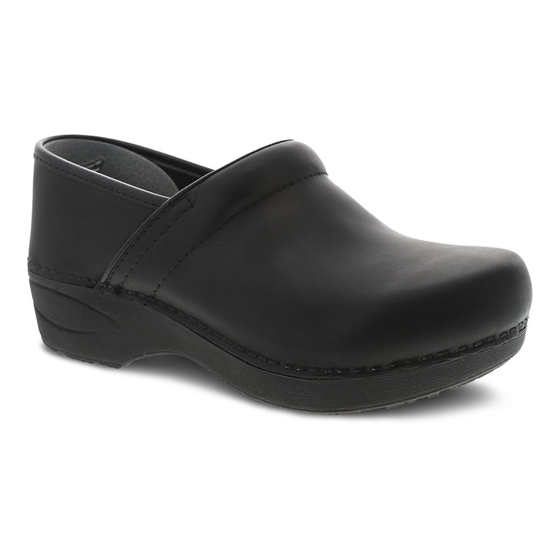 Dansko XP 2.0 Glitter Waves Patent Womens Shoes Black Waterproof Pull Up