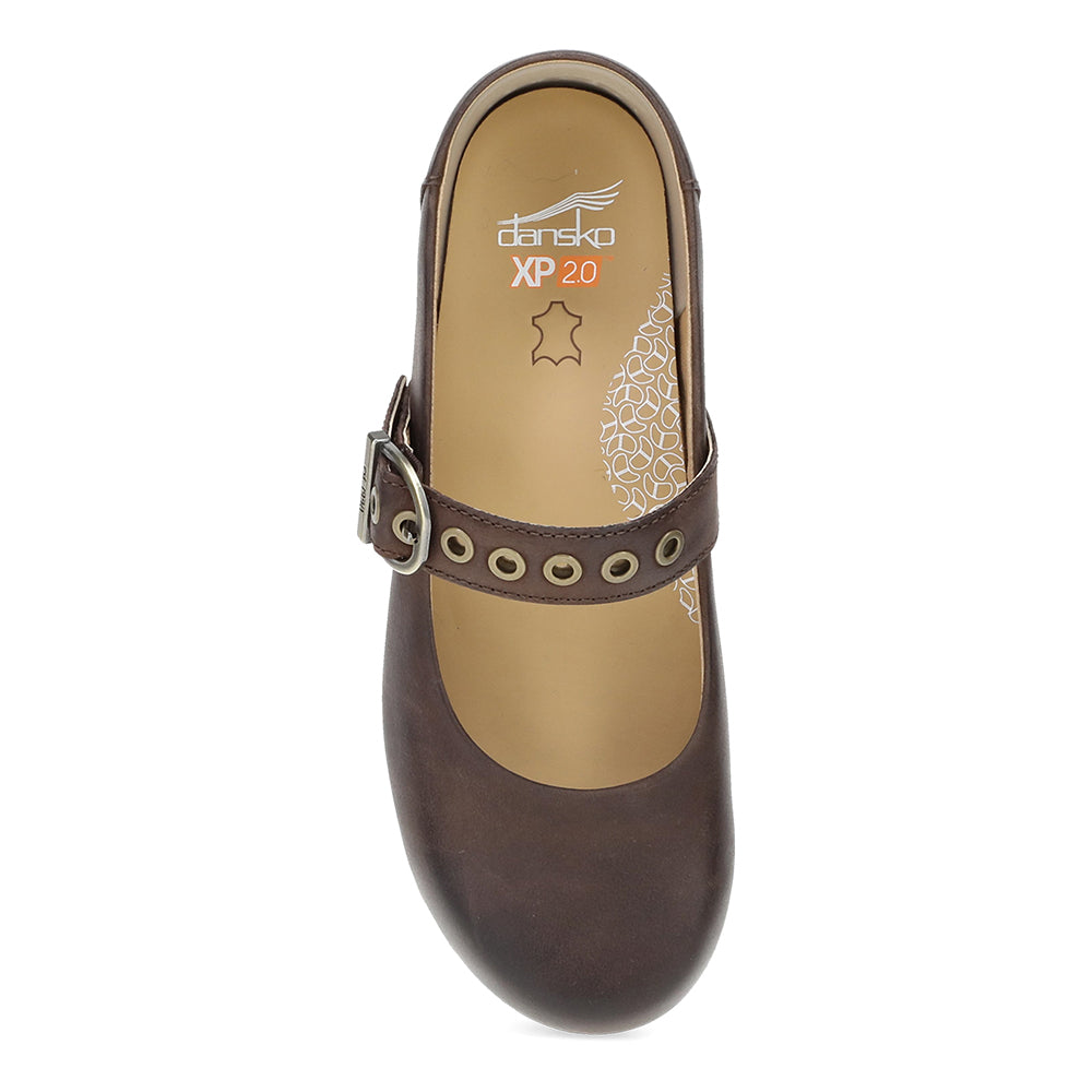 Dansko XP 2.0 Mary Jane Clog Chocolate Womens Shoes