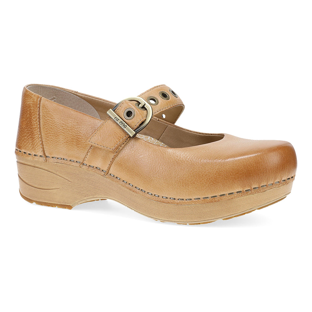 Dansko XP 2.0 Mary Jane Clog Honey Distressed Honey Distressed