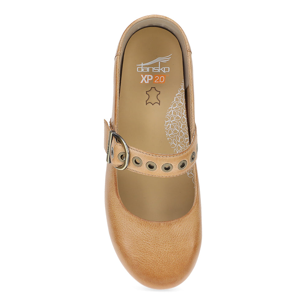 Dansko XP 2.0 Mary Jane Clog Honey Distressed