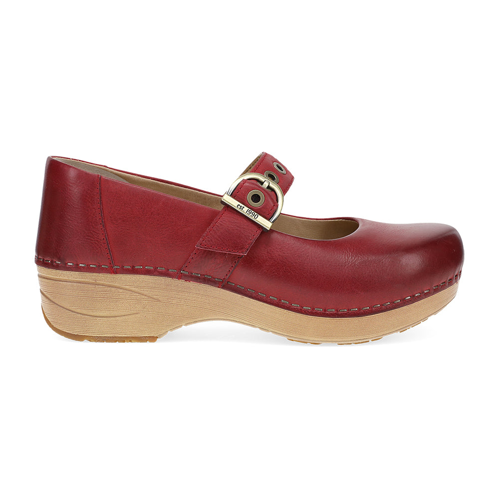 Dansko XP 2.0 Mary Jane Clog Red Womens Shoes