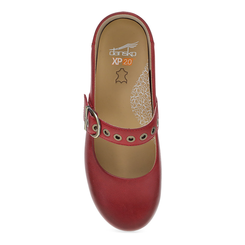 Dansko XP 2.0 Mary Jane Clog Red Womens Shoes