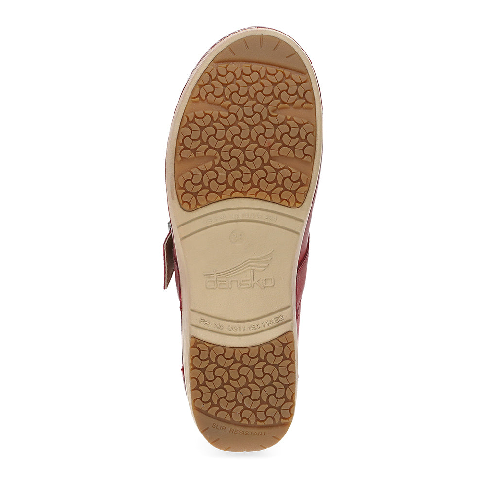 Dansko XP 2.0 Mary Jane Clog Red Womens Shoes