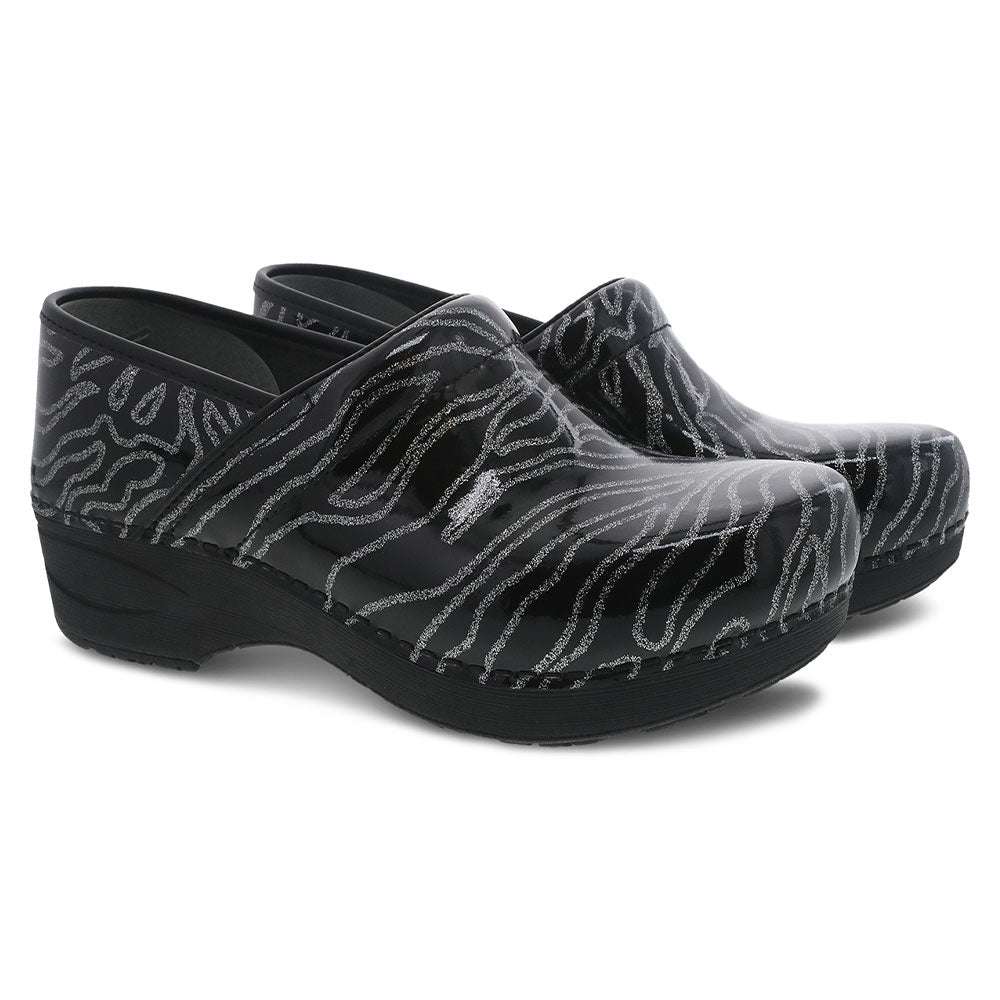 Dansko XP 2.0 Glitter Waves Patent Womens Shoes 