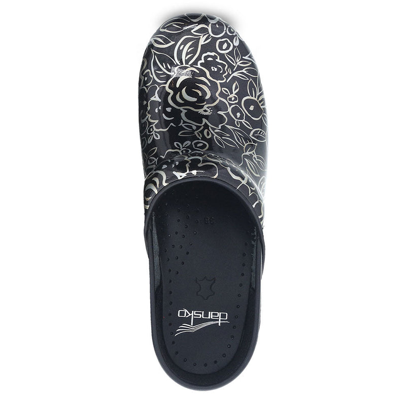 Dansko Professional Metallic Rose Patent Womens Shoes 