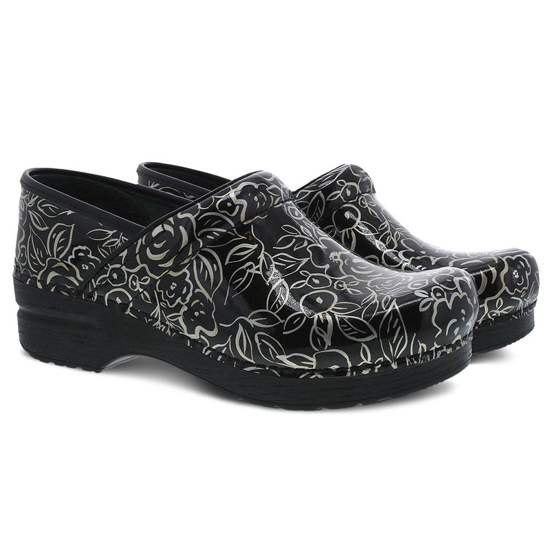 Dansko Professional Metallic Rose Patent Womens Shoes 