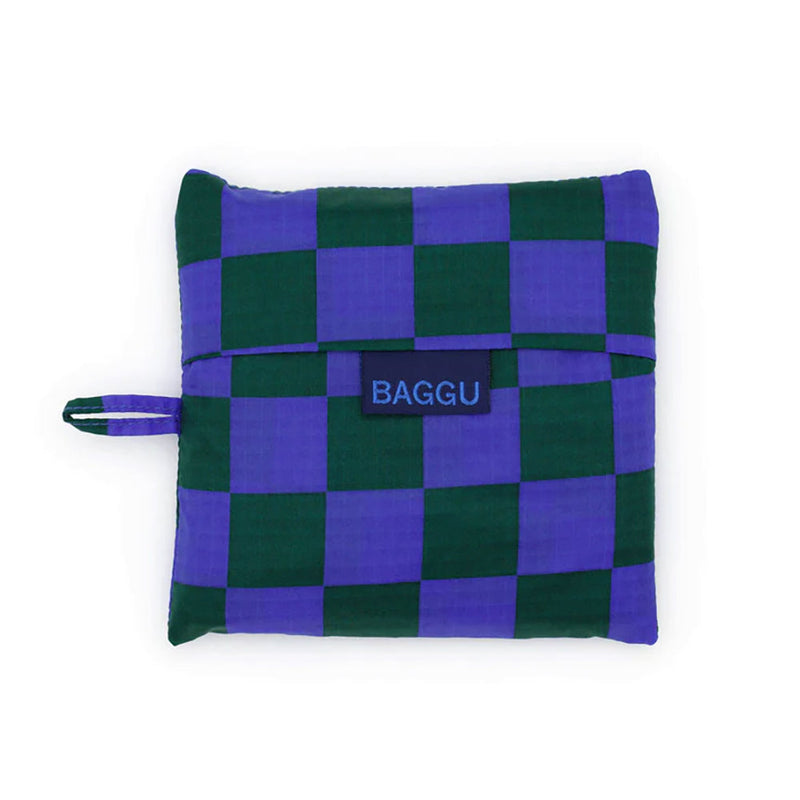 Baggu Big Baggu Handbags Iris Green Check
