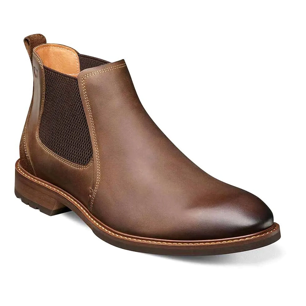 Florsheim Lodge Plain Toe Gore Boot Mens Shoes CrazyHorse