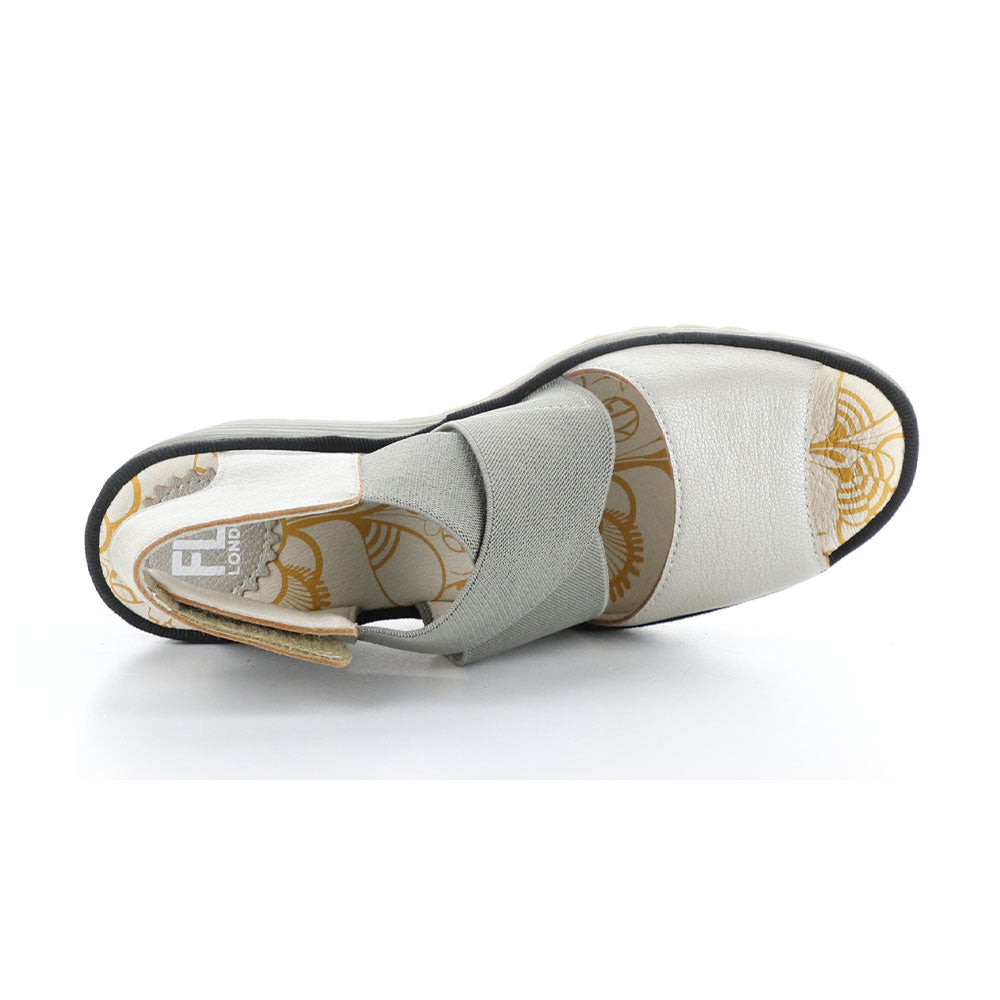 Fly London Yuba385FLY Wedge Sandal Womens Shoes 
